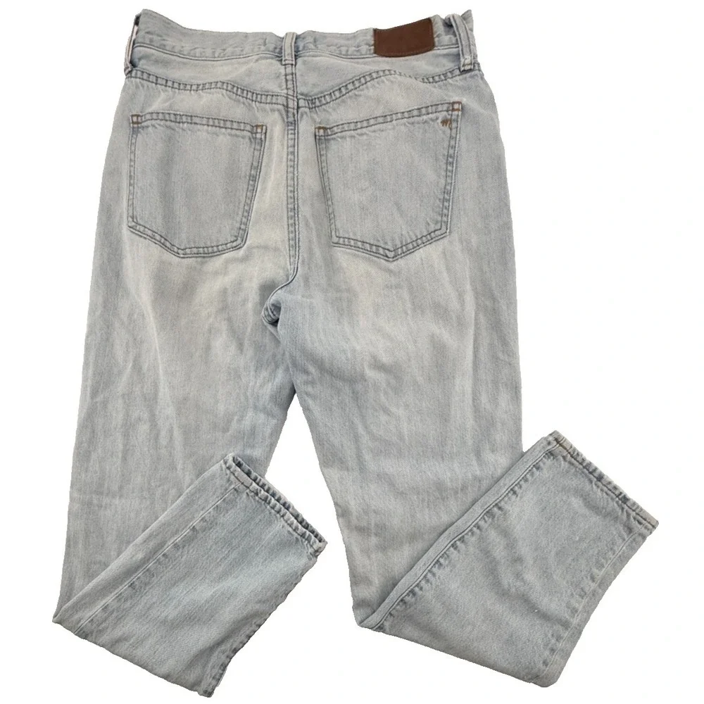 Madewell Perfect Vintage Jeans Womens 27 Light Wash Straight Leg High Rise Denim
